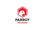 Parrot Hexagon Logo Vector Animals, a Branding & Logo Template by zaqilogo (Thumbnail 2 of 2)