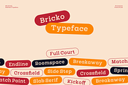 Bricko – A Bold Modern Slab Serif, a Slab Serif Font by roomspace creative lab (Thumbnail 8 of 15)