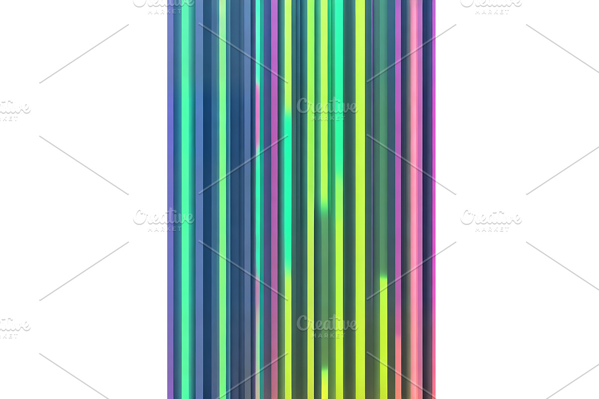 Striped abstract texture, neon, an Illustration by Natasha Breen