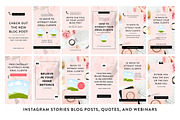 CANVA Social Media Templates, a Social Media Template by Bluchic (Thumbnail 3 of 6)