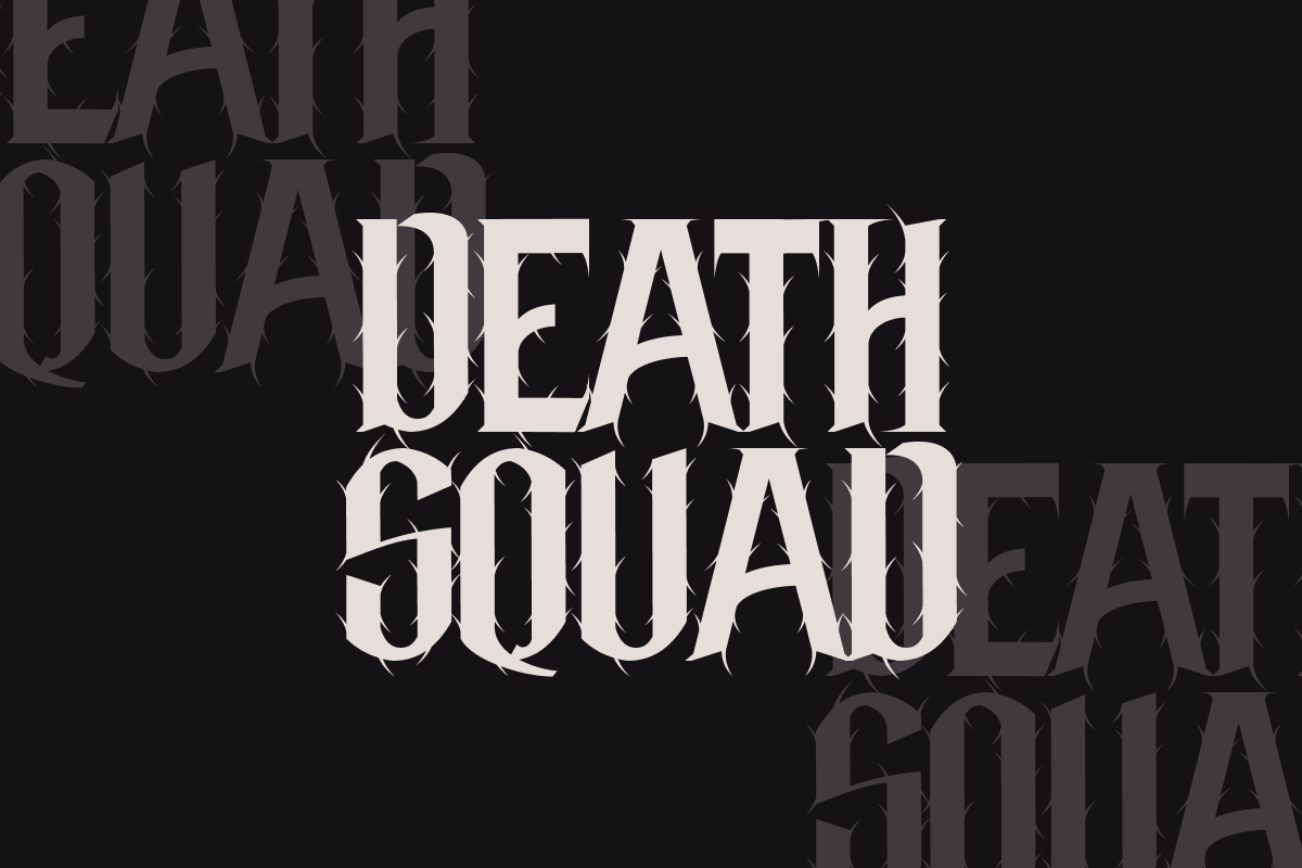 Under Ground - Hardcore Font, a Blackletter Font by Masyafi Studio (Photo 4 of 6)
