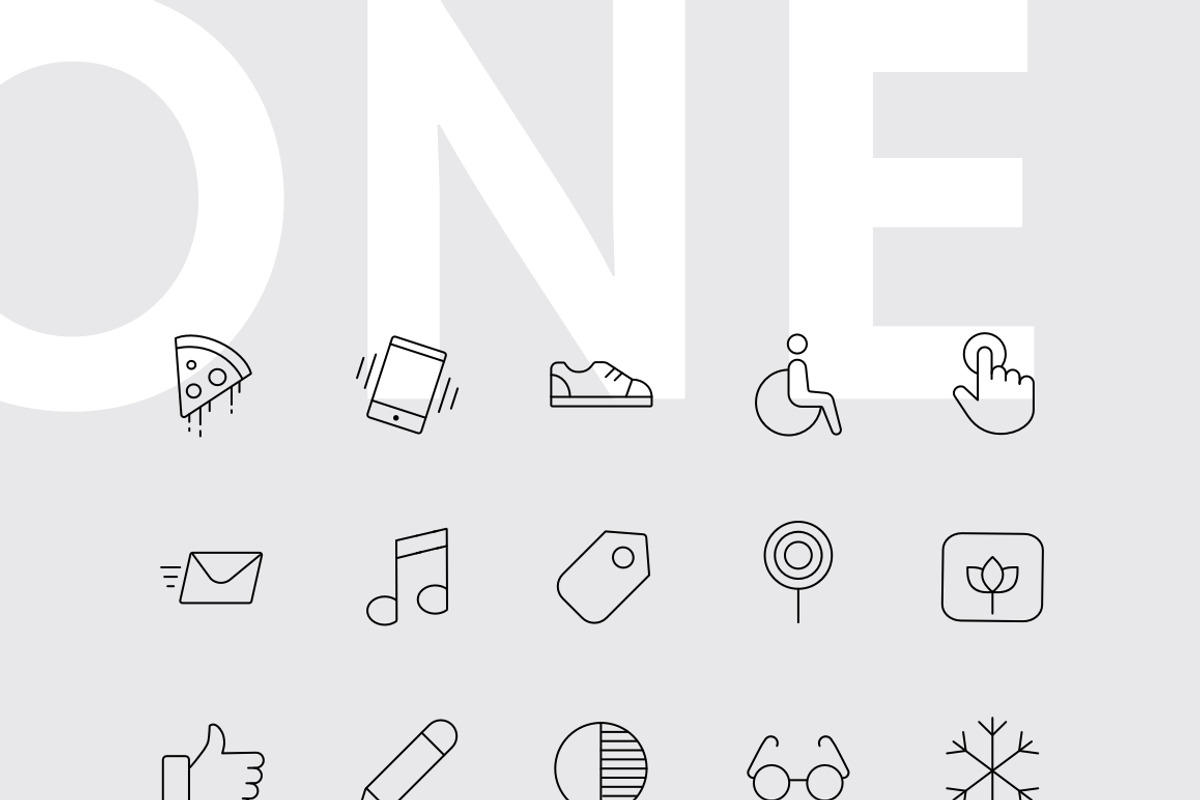 ONE - 600+ Premium Icons, an Outline Icon by Xicons (Photo 1 of 9)