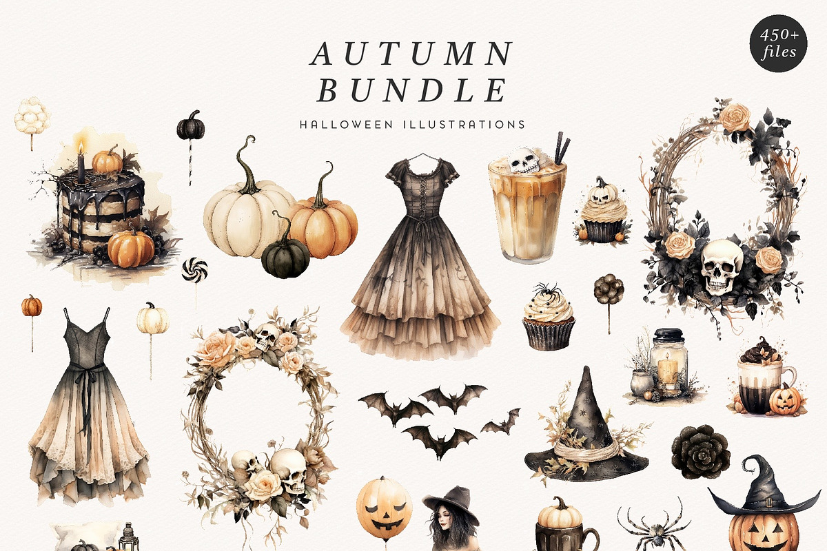 Autumn Bundle, a Decorative Illustration by PeDe Designs (Photo 9 of 9)