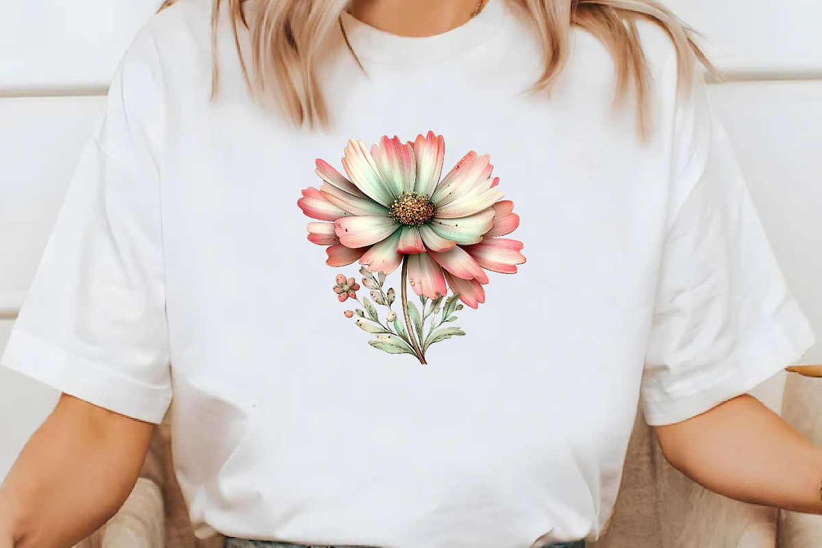 Whimsical wildflower Clipart, an Illustration by Designworld (Photo 7 of 8)
