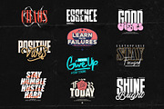 Typography Vol 3 – SVG, EPS, PNG, an Object Graphic by Cmd Project (Thumbnail 1 of 10)