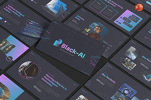 Artificial Intelligence Powerpoint, a Presentation Template by Pixslides