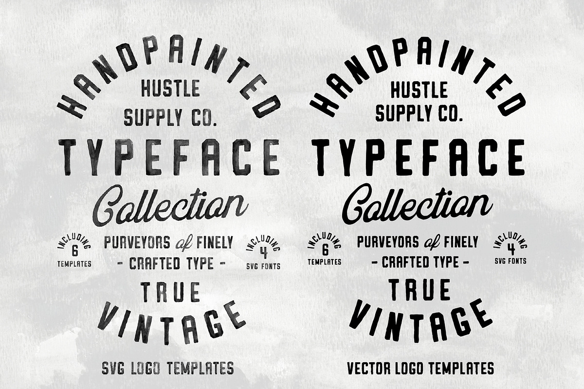 Vintage SVG Bundle & Templates, a Sans Serif Font by Hustle Supply Co. (Photo 10 of 14)