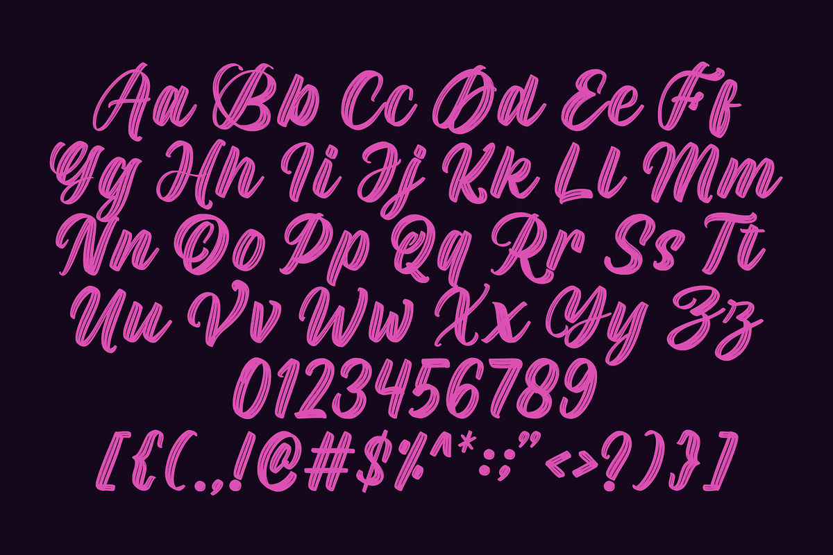 Brightora, a Script Font by Nathatype (Photo 7 of 15)
