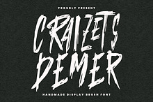 Craizets Demer Handmade Brush Font