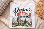 Jesus Is The Reason For The Season, a Seasonal Illustration by Libby Wishes (Thumbnail 4 of 4)
