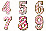 Candy Cane Alphabet Clipart, an Illustration by OK Design (Thumbnail 2 of 5)