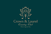 Luxury Vintage Retro Golf Club Logo, a Branding & Logo Template by Buqancreative (Thumbnail 1 of 4)