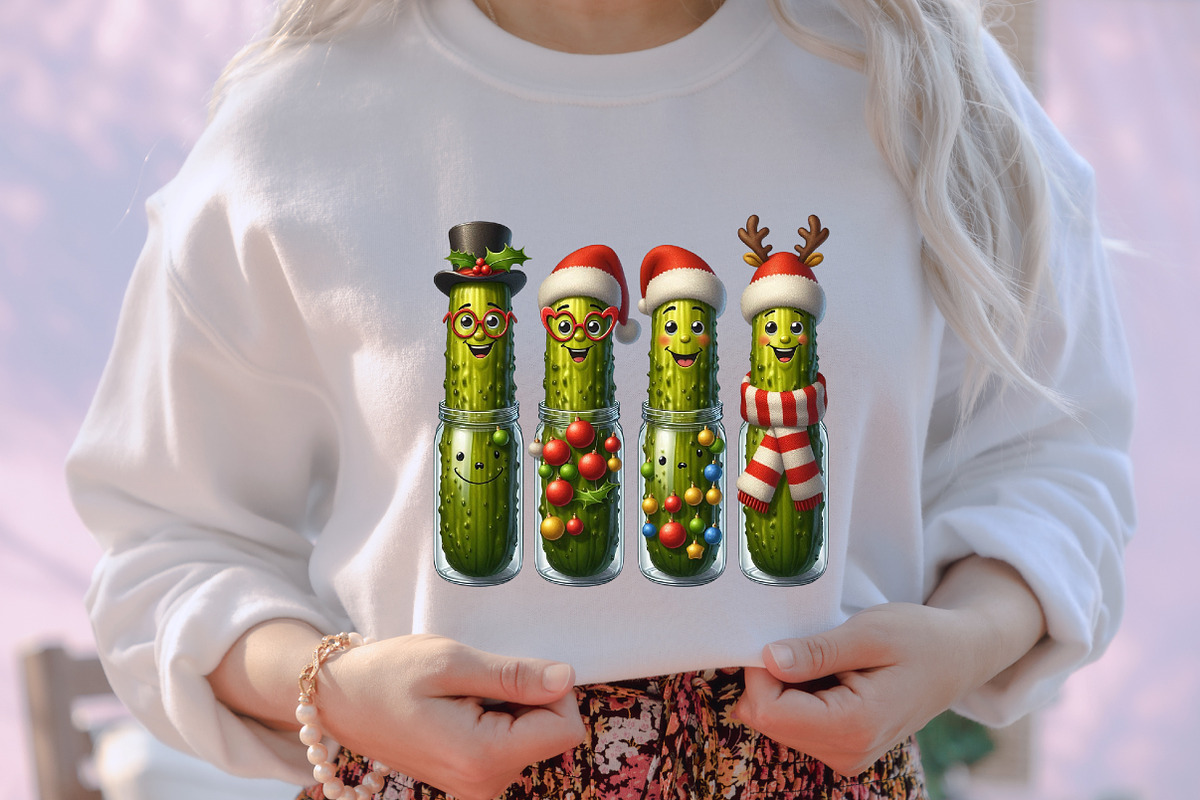 Christmas Pickles Clipart, an Illustration by designcity5 (Photo 4 of 8)