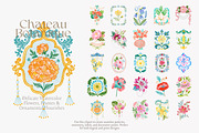 Chateau Botanique Clipart Set, a Decorative Illustration by Patishop Art (Thumbnail 2 of 14)
