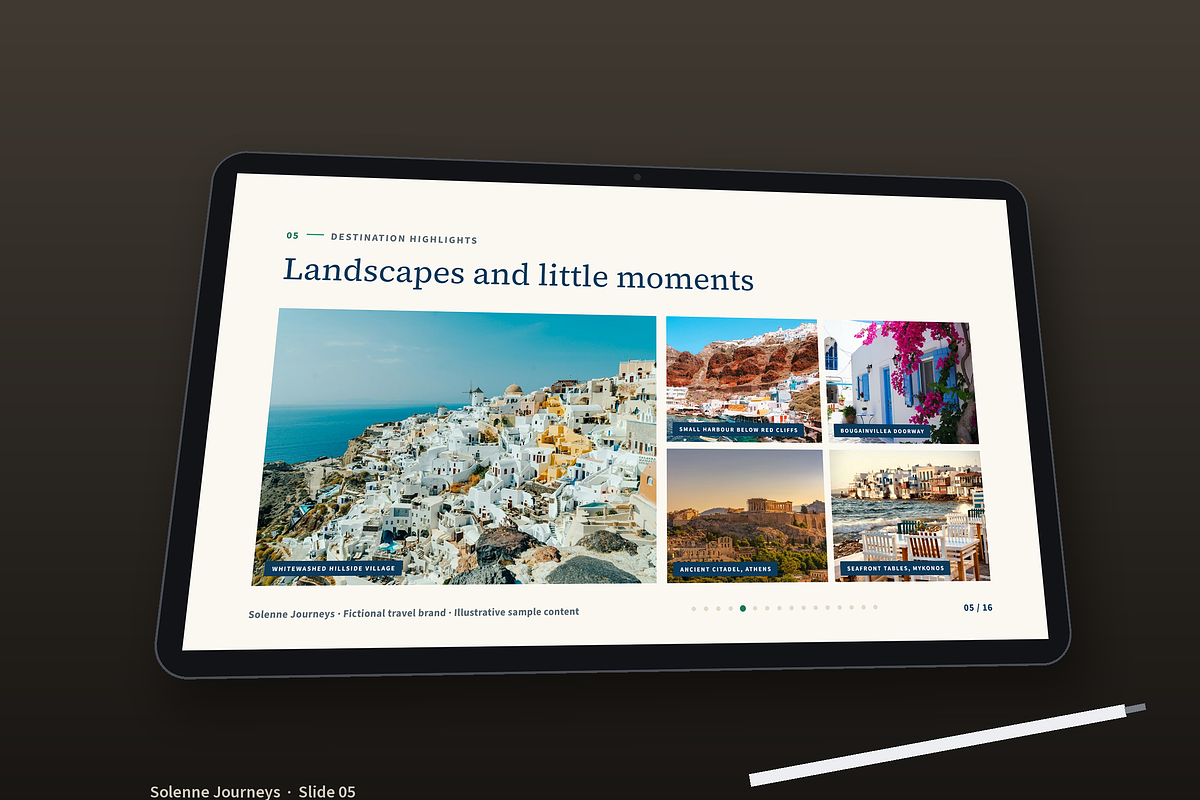 Travel & Tourism Presentation, a Presentation Template by novexora (Photo 2 of 5)