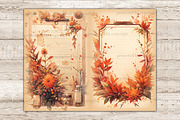 Fall Vibes Junk Journal Paper, a Seasonal Illustration by GlamArtZhanna (Thumbnail 4 of 9)