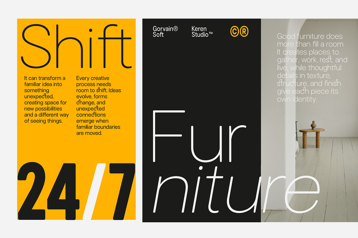 Gorvain Soft, a Sans Serif Font by Keren Studio (Photo 9 of 15)