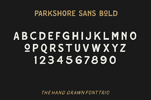 The Parkshore Font Collection