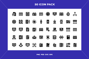 Agenda icons, an Outline Icon by Wencory