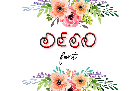 Deco Font preview 4