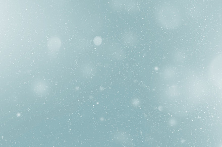 Snow flake particles on blue background, a Holiday Photo by GoodGoods