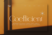 Coefficient Modern & Elegant Serif, a Serif Font by Lettertype Studio (Thumbnail 10 of 18)