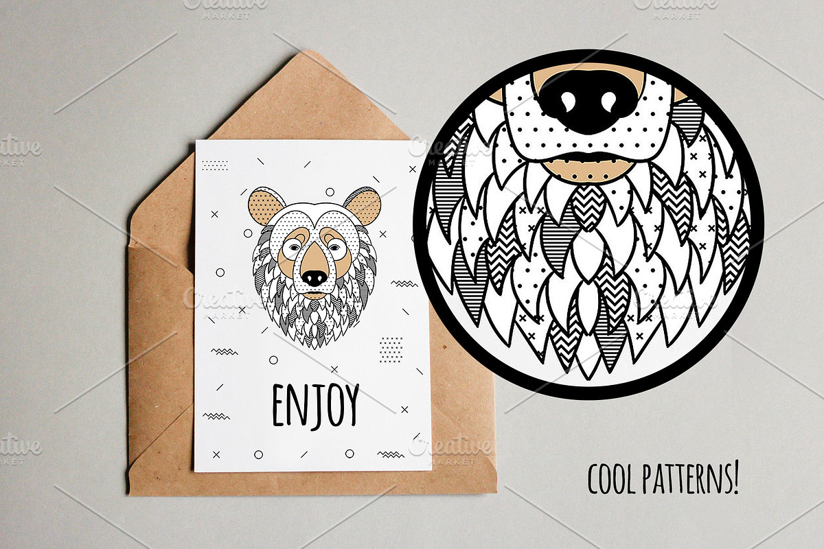 Animals in scandinavian style, a Graphic by kuchuk_design (Photo 2 of 5)