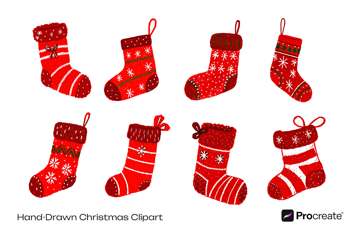 Watercolor Clipart - Christmas Joy, a Decorative Illustration by crafty (Photo 8 of 15)