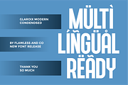 Glaroix - Modern Condensed Sans Font, a Sans Serif Font by Flawless And Co (Thumbnail 10 of 10)