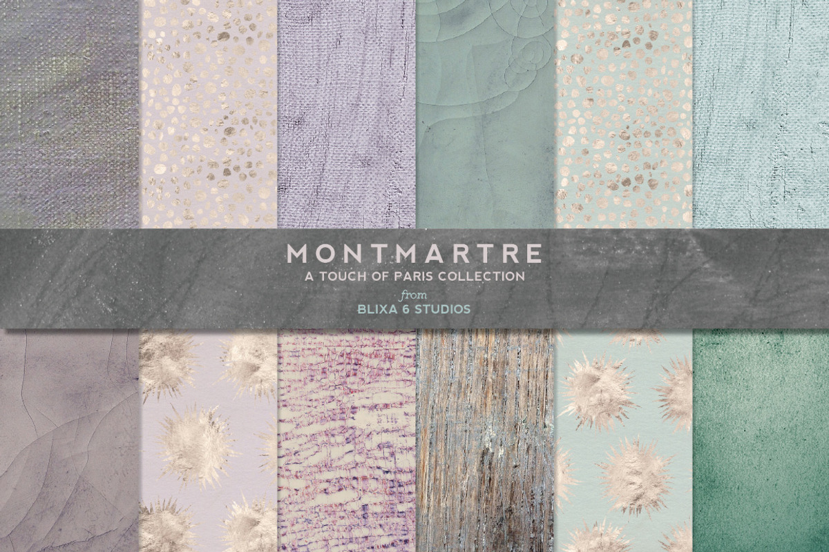 Parisian Textures & Gold Foil: Dusk, a Texture Graphic by Blixa 6 Studios (Photo 1 of 5)