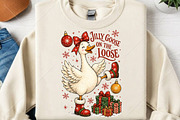 Jolly Goose on the Loose Christmas, a Seasonal Illustration by Canvas Craft (Thumbnail 2 of 5)