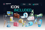 3D Healthcare and Medical Equipment, an Object 3D Model by Iconic Era (Thumbnail 2 of 3)