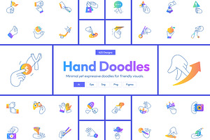 625 Hand Doodles, an Outline Icon by Prosymbols