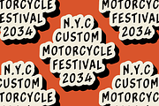 Norsac Hand-Drawn Vintage Sans Serif, a Sans Serif Font by 24Design Studios (Thumbnail 4 of 10)