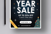 Christmas And New Year Sale Flyer, a Flyer Template by MightyDesign (Thumbnail 5 of 8)
