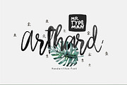 Arthard Handwritten Script, a Script Font by Mr.Typeman (Thumbnail 1 of 6)