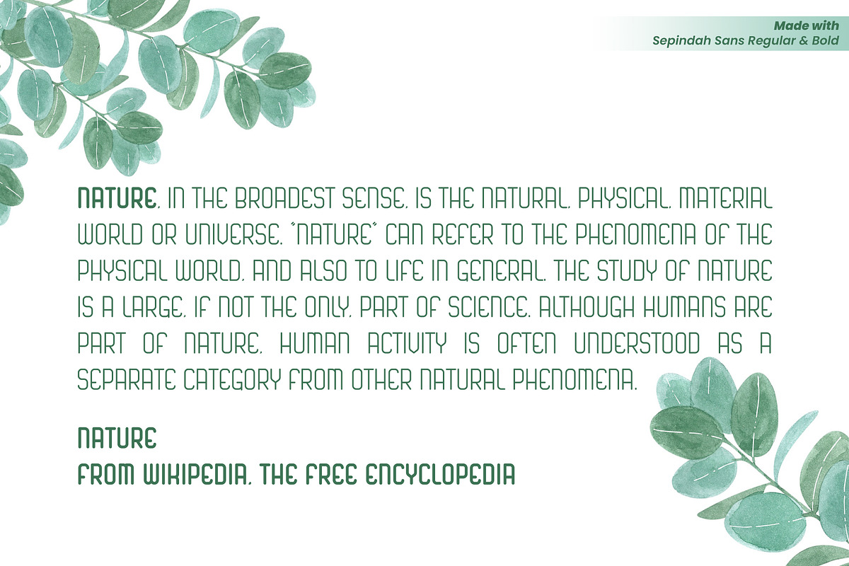 Sepindah Font Duo Sans & Script, a Handwritten Font by Iwanistic (Photo 3 of 15)