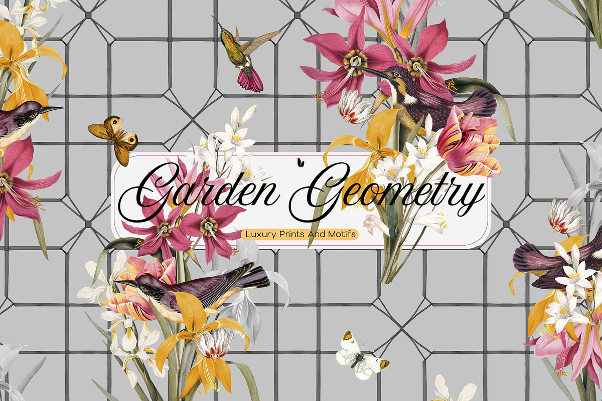 Garden Geometry Seamless Patterns, a Pattern Graphic by LEAFure (Photo 1 of 11)