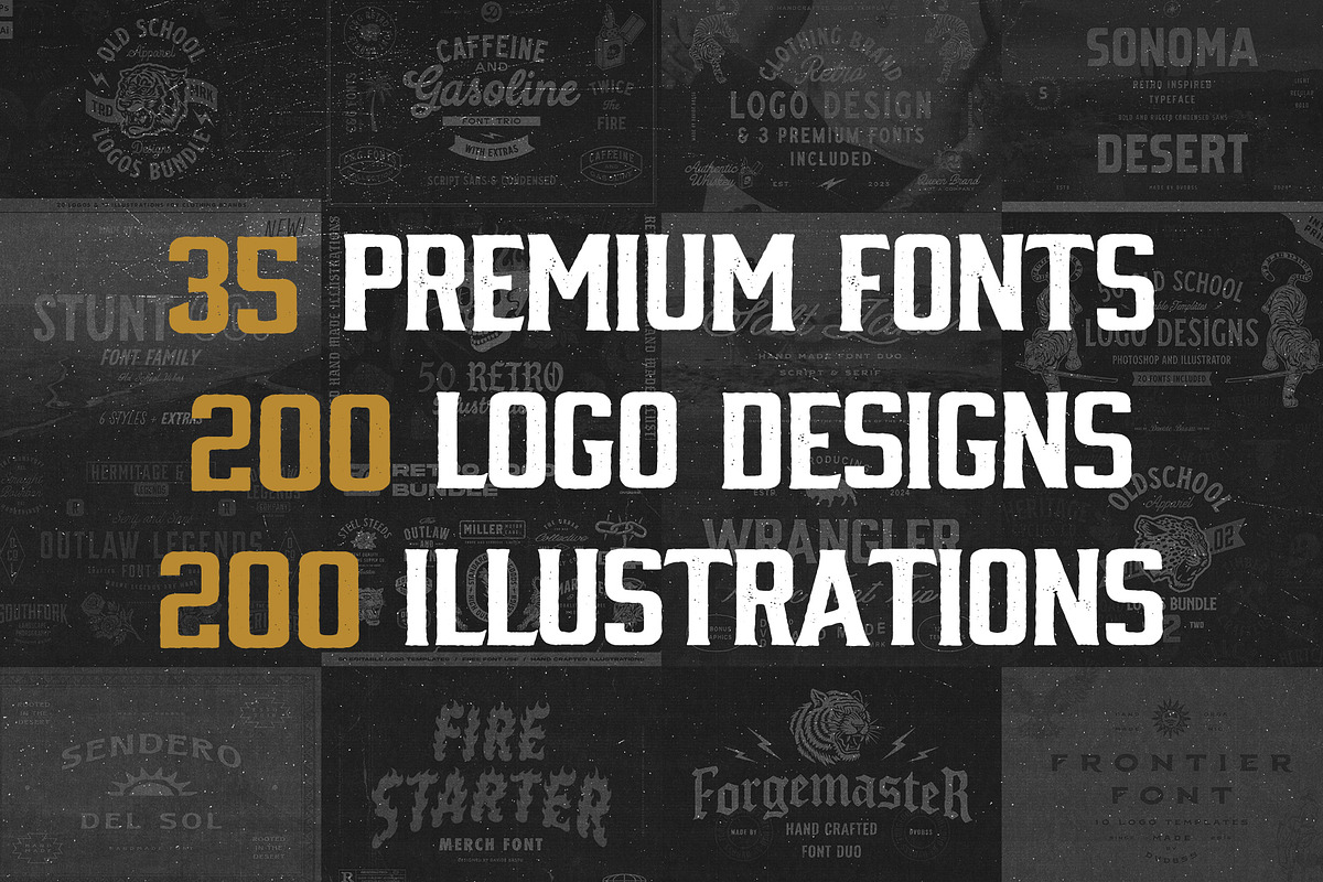 The Legendary Bundle, a Branding & Logo Template by Davide Bassu (Photo 2 of 49)