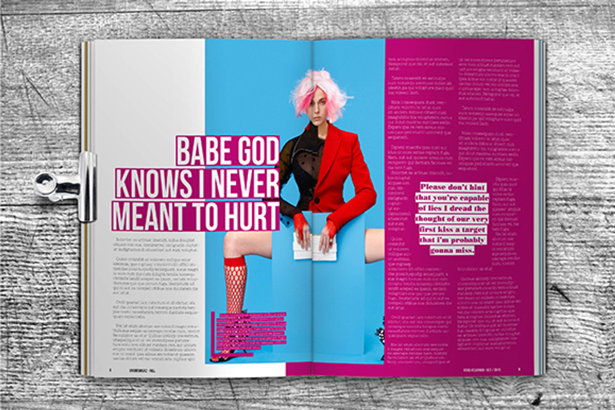 Creative Magazine InDesign, a Magazine Template by temphall