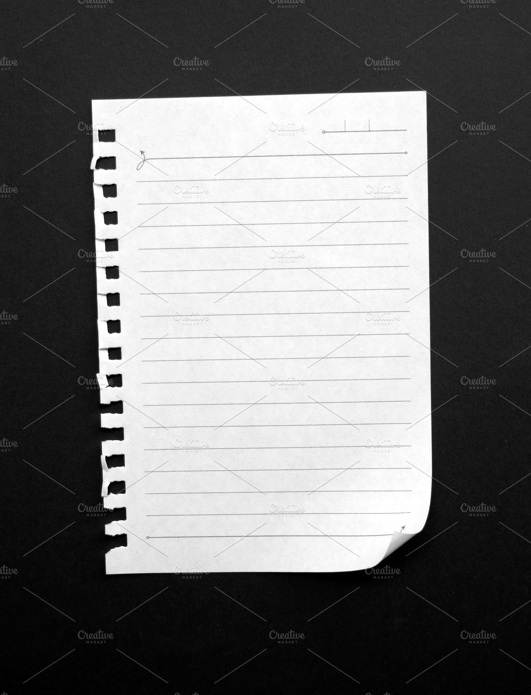 Spiral notepad stock photo containing list and notebook, a School & Education Photo by graphic 9