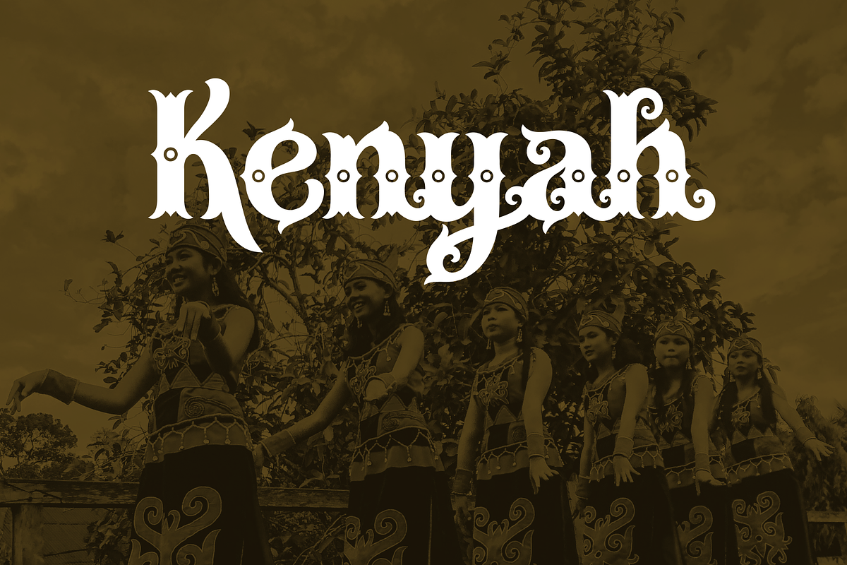 Borneo Dayak, a Font by ARToni (Photo 6 of 12)