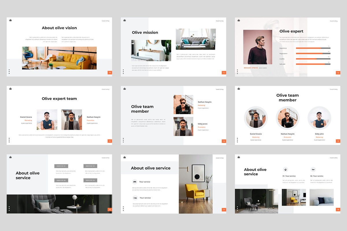 Home & Interior Google Slides, a Presentation Template by BeadyLab (Photo 3 of 6)
