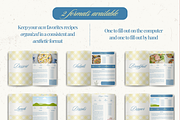 Printable family cookbook template, a Social Media Template by PixelBloomClub (Thumbnail 4 of 8)