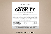 Cottage Food Labels Template, a Stationery Template by Coral Beauty (Thumbnail 1 of 5)