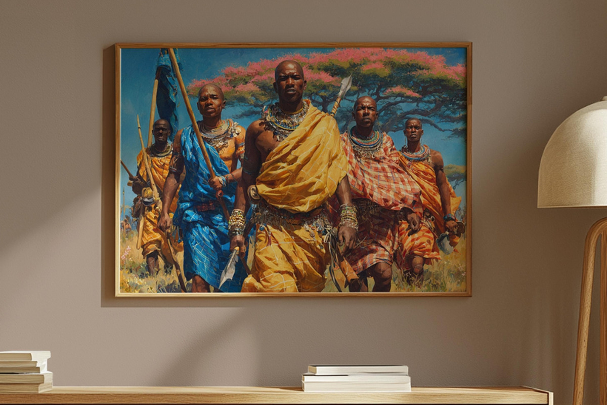 Spring in Africa Wall Art Set, a Decorative Illustration by PrintablesByFranklyn (Photo 12 of 16)