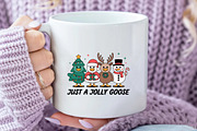 Funny Christmas Just a Jolly Goose, an Illustration by Daily.Designs (Thumbnail 3 of 5)