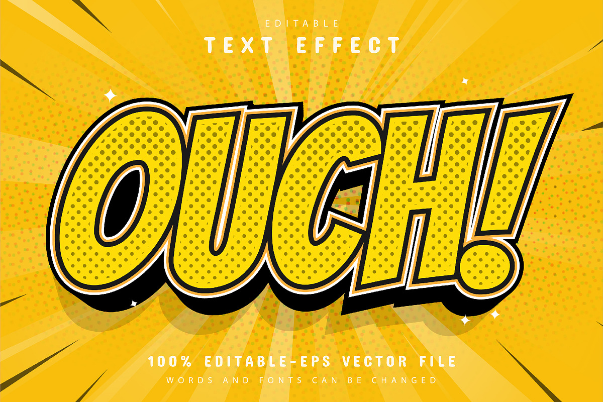 Comic style text effect, a Plug-in Add-On by Aglonemadesign (Photo 9 of 9)