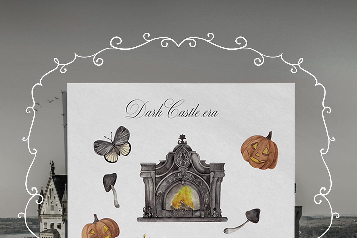Dark Castle era. Watercolor graphic, an Object Graphic by ma_i_vi (Photo 10 of 10)