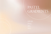 Pastel Gradients Set, a Texture Graphic by Olga Ryzychenko (Thumbnail 1 of 6)